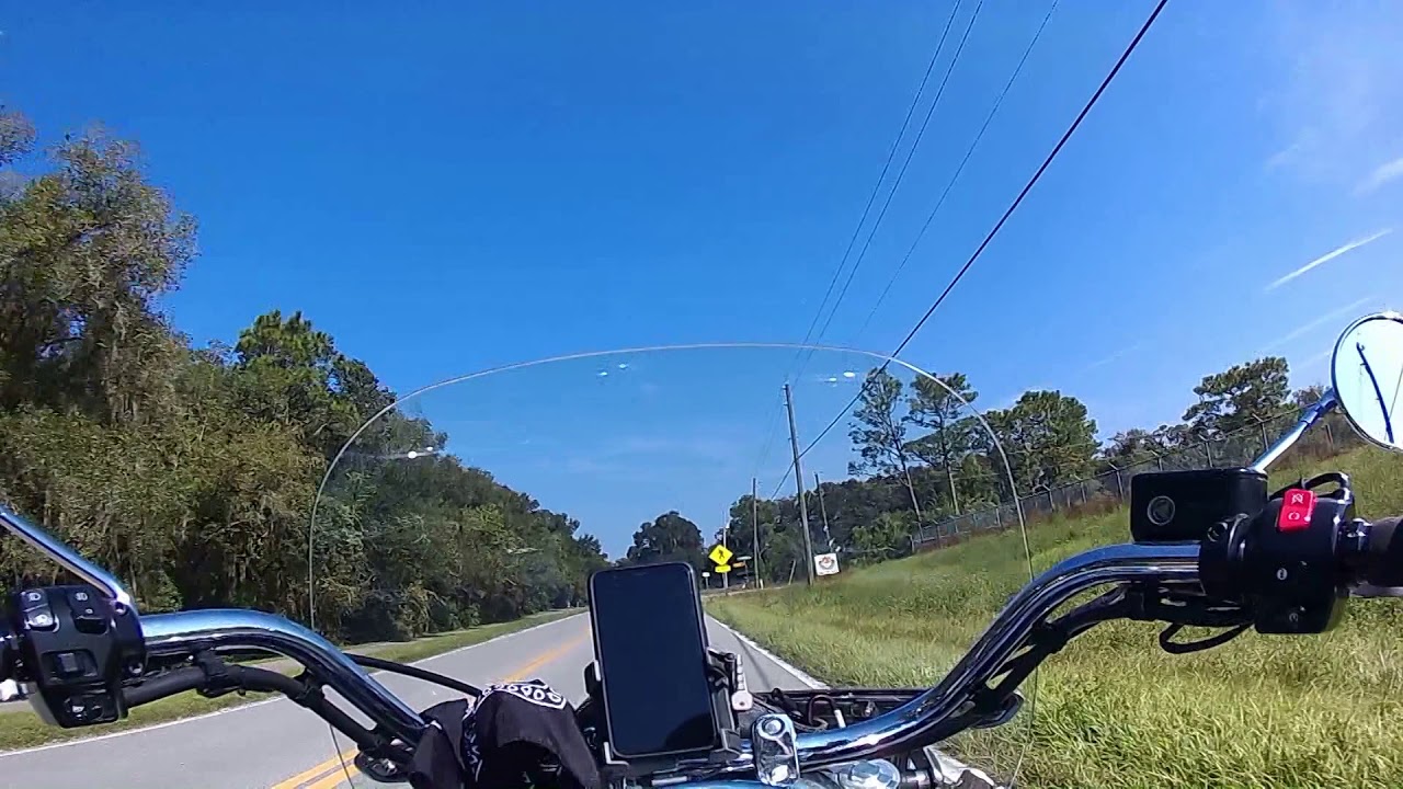 Motorcycle ride thru some back roads in Deland FL. YouTube