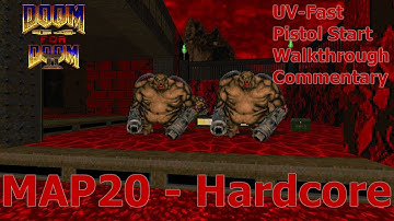 Doom 64 For Doom 2 (UV-Fast 100%) Walkthrough (MAP20: Hardcore)