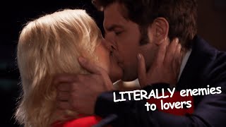 ben and leslie but it's enemies to lovers | Parks and Recreation | Comedy Bites