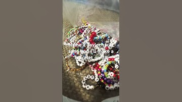 Or I’ll show it if I’ve made it #bracelets #taylorswift #erastour #beads #preppy #ts #swifties #era