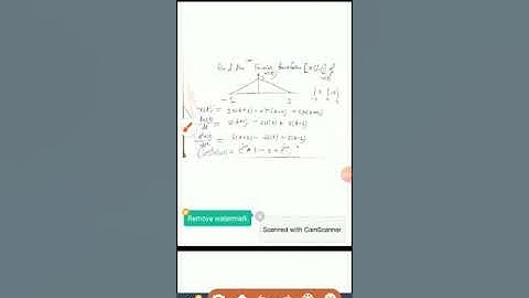 Fourier transform of triangular pulse