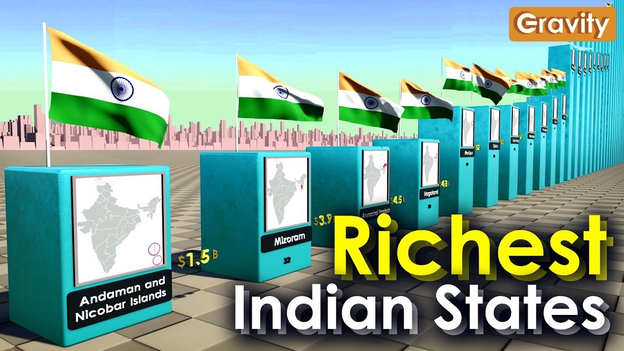 Richest Indian States 2024 Top Richest States In India Info Richest indian states 2024 top richest states in india info
