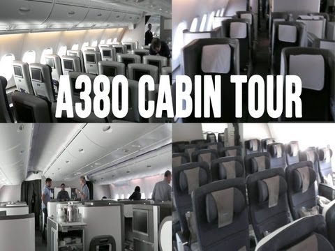 British Airways Airbus A380 800 Cabin Tour Youtube