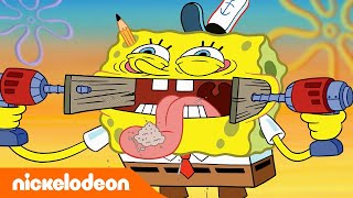 SpongeBob | MomenMomen Paling Terampil SpongeBob!  | Nickelodeon Bahasa