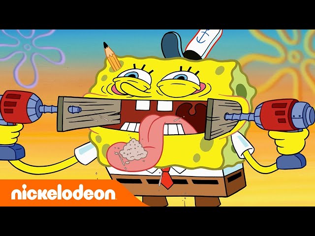 SpongeBob | Momen-Momen Paling Terampil SpongeBob! 🔨 | Nickelodeon Bahasa class=