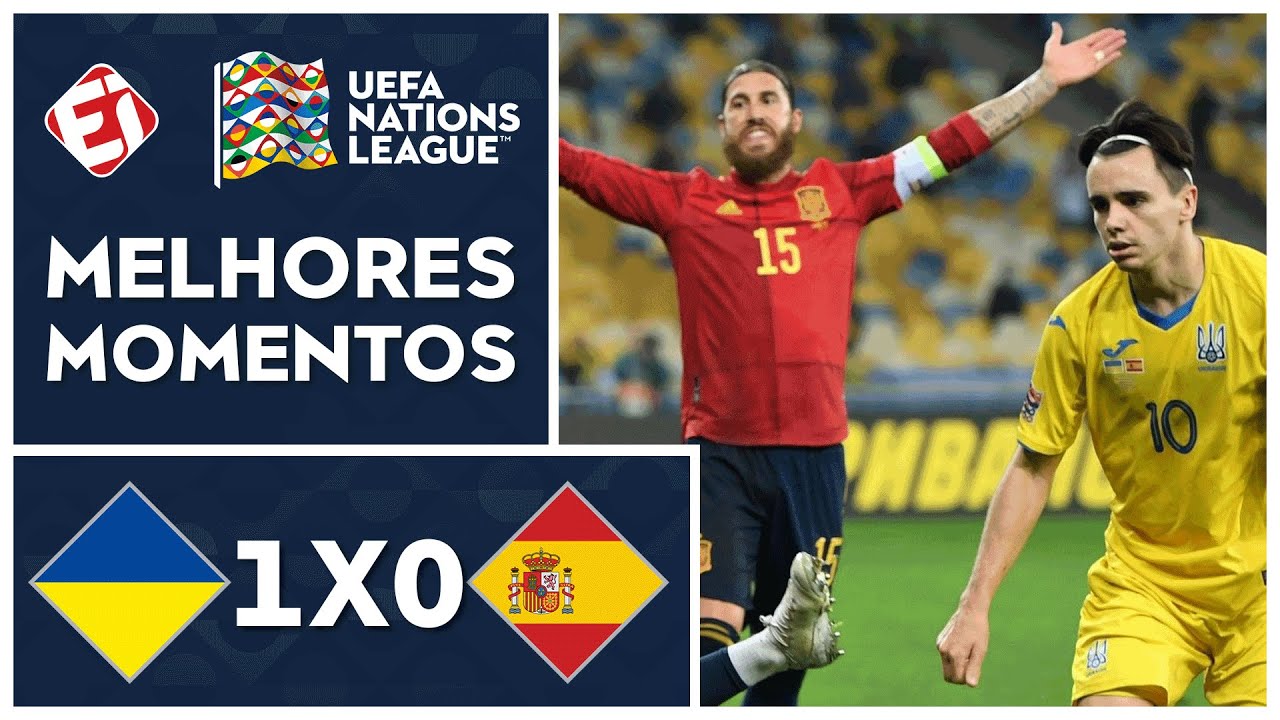 UCRÂNIA 1 X 0 ESPANHA – MELHORES MOMENTOS – NATIONS LEAGUE (13/10/2020)