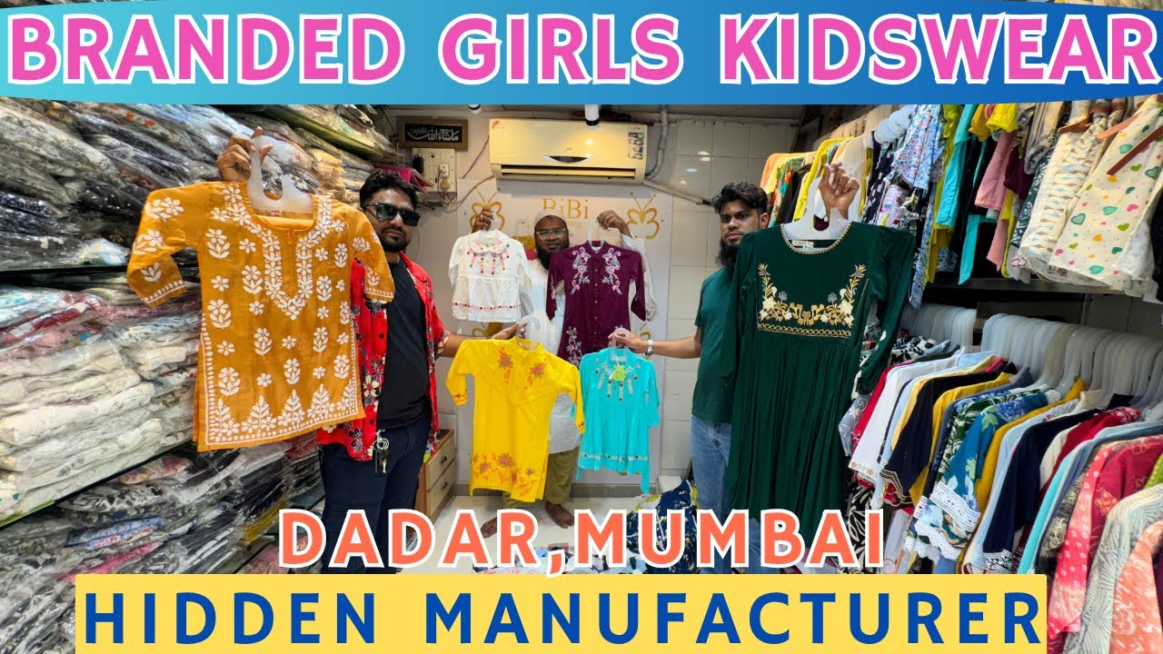 Branded Girls Kidswear Wholesaler Mumbai / girls dress wholesale market in mumbai