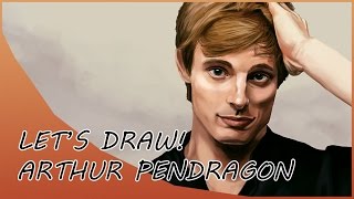 Arthur Pendragon (Bradley James) Speed Art