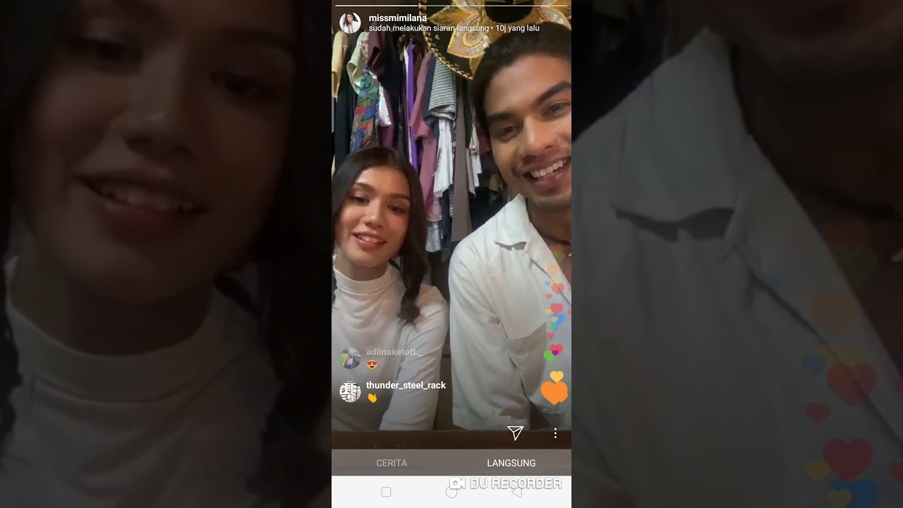 ig Live Mimi Lana dan Ben Amir 27 January 2020