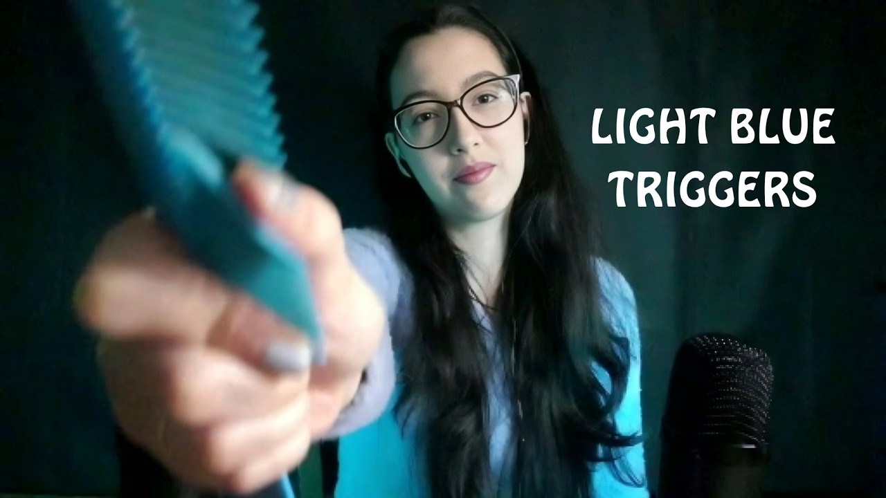 🌠 ASMR - 🌈 COLOR COORDINATED TRIGGERS 🌈 (Comb, Lightsabers, Sticky Ball, Earrings, Nails, Sweater) 🌙