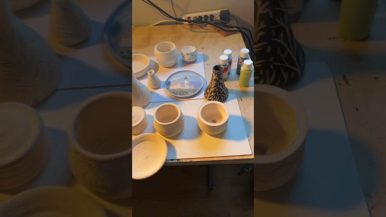 BISQUE FIRED WAITING for GLAZE