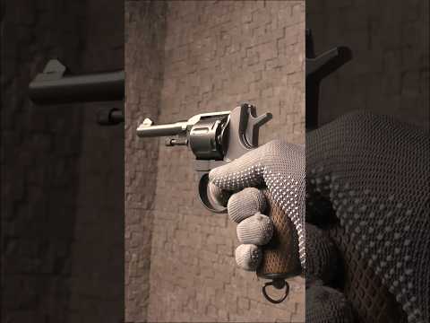 Пневматичний револьвер Borner Наган NGT Black BB, видео 1