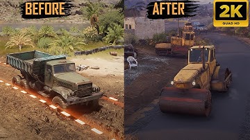 Rebuilding Broken Muddy Path into a New Road - RoadCraft | No HUD gameplay (2K)