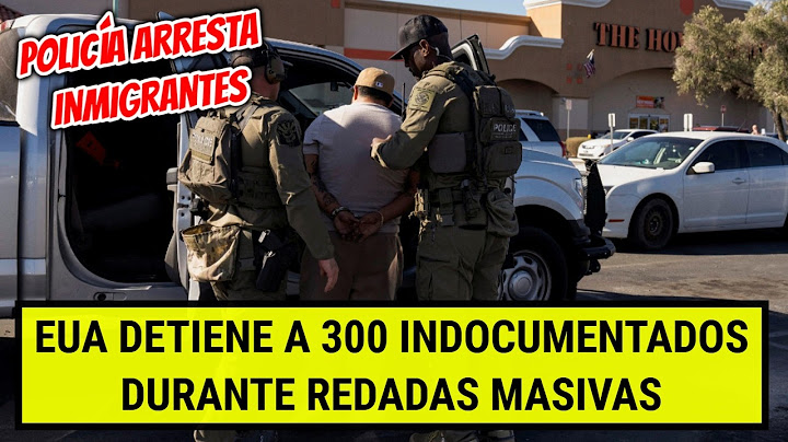 POLICÍA de EUA SORPRENDE y ARRESTA a 300 indocumentados en medio de redadas masivas