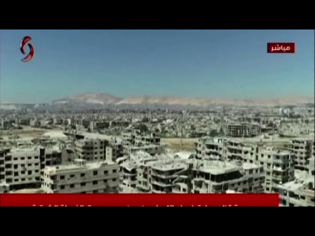 Syrian TV Shows Massive Destruction In Ghouta class=