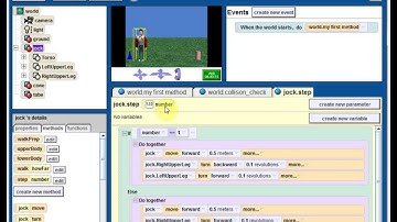 Create a method with parameter in Alice
