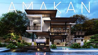 Modern Bahay Kubo | MAKE A WISH | SPLIT LEVEL AMAKAN HOUSE