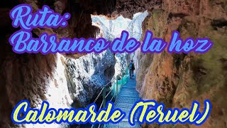 Ruta: Barranco de la Hoz (Calomarde, Teruel)