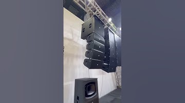 W-123 Line Array three way on Ease Focus