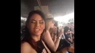 Janel Parrish | Rocking out at Wango with @imlindsaytaylor