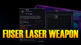 Wasteland 3 - How To Get The Unique Weapon The Fuser Laser Weapon