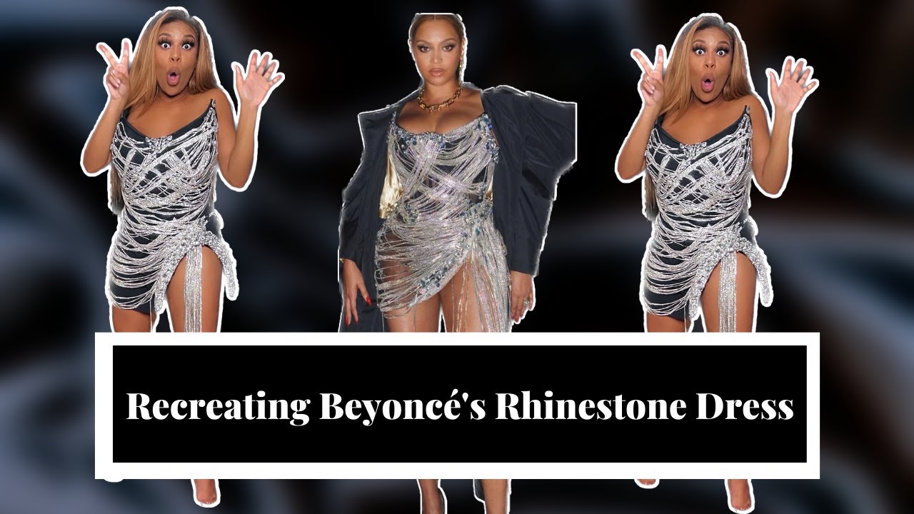 DIY 25th Birthday Dress | How to recreate Beyoncé's Lena Berisha ...