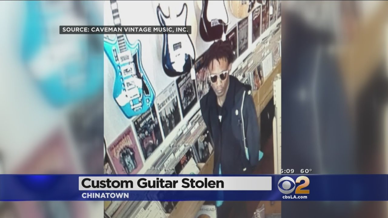 Caught On Tape: Pricey Custom Guitar Stolen From Shop In Chinatown