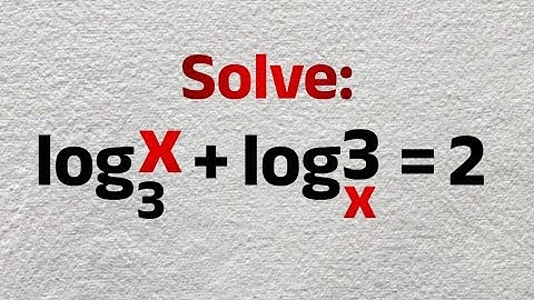The Reciprocal Log Trick Everyone Forgets | How To Solve Logarithmic Equations With Different Bases.
