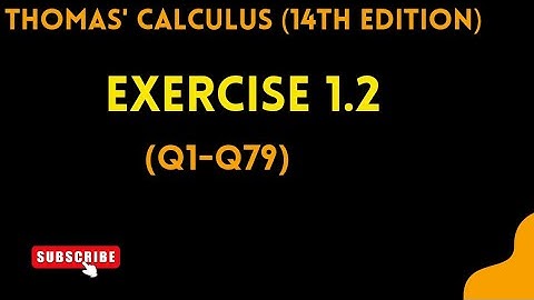 Exercise 1.2(1-79)| Thomas