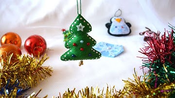How To Make A Felt Christmas Tree Decoration - DIY Home Tutorial - Guidecentral