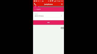 How to use your justphone app - credit top ups 2021 screenshot 3