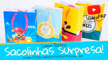 O que colocar na sacolinha de aniversário?
