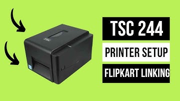 TSC 244 BARCODE PRINTER RIBBON LABEL INSTALLATION DRIVER TEST PRINT