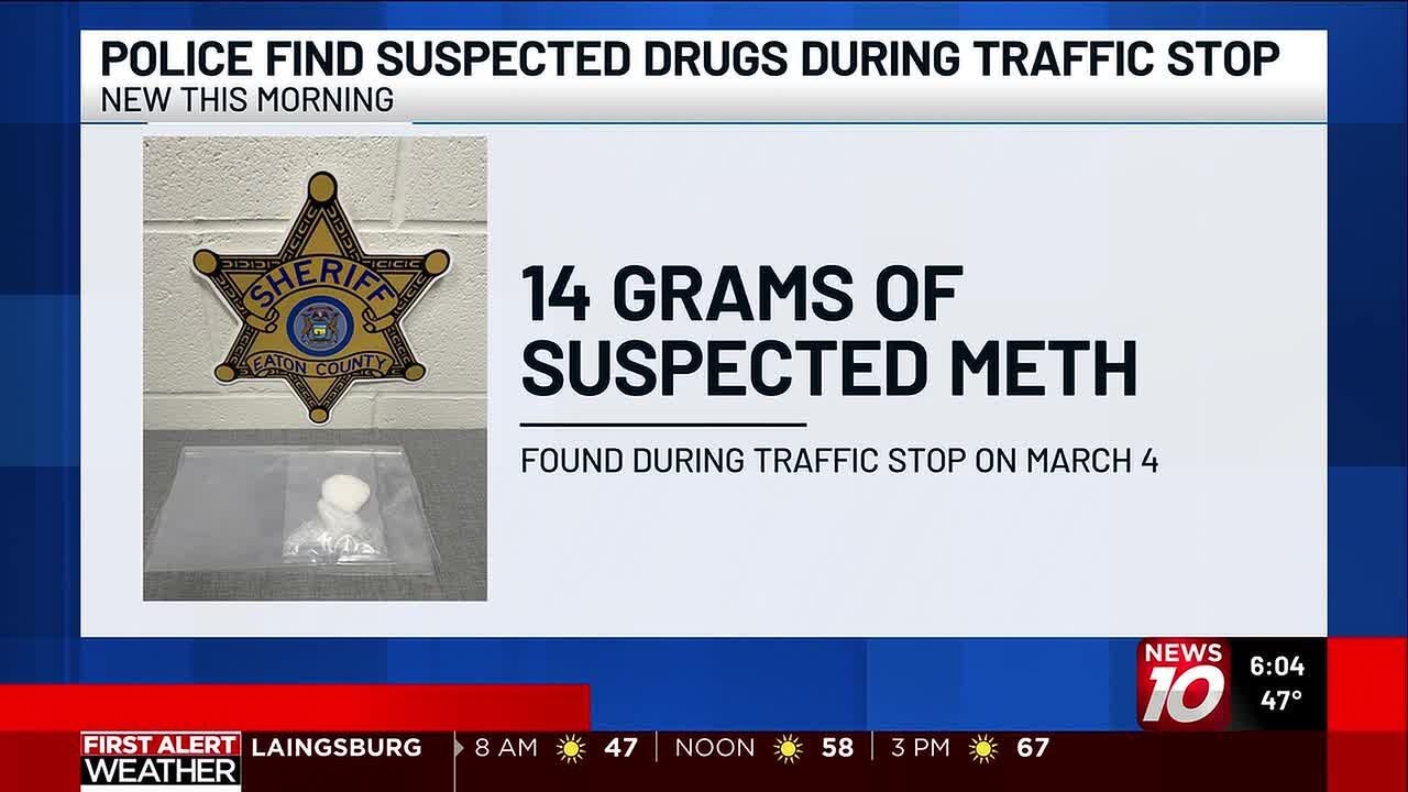 Nearly 14 grams of meth recovered in Eaton County traffic stop
