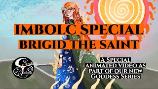 Imbolc - Brigid The Saint - Artist Rose May Scribble