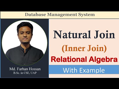 Lec: 50 | Natural Join | Relational Algebra | DBMS | Bangla Tutorial