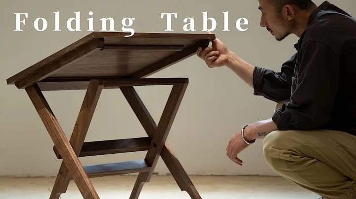Making all-wood Folding  Table , No Hinges or Nails