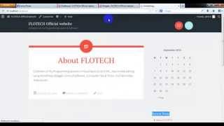 Famous FLOTECH TUTORIAL: WordPress Widgets (Add, Remove, Re Position) 08 Profile