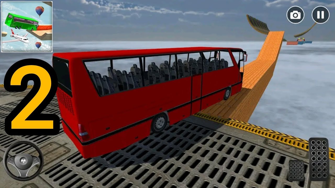Impossible Bus Mega Ramp Stunt - Bus Simulator - Bus Mega Ramp Stunt ...