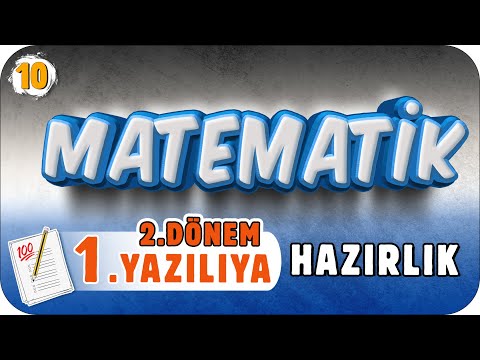 10.sınıf Matematik 2.Dönem 1.Yazılı Hazırlık #2023