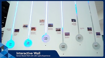 Interactive Wall | Sensor-Based Wall with LED Lights Experience | TAKELEAP