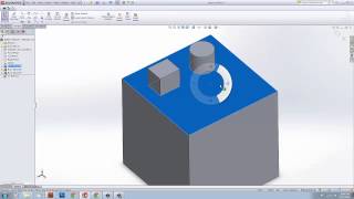 Solidworks Beginner Tutiorals 1-3 Extrude Boss-Base and Extrude Cut