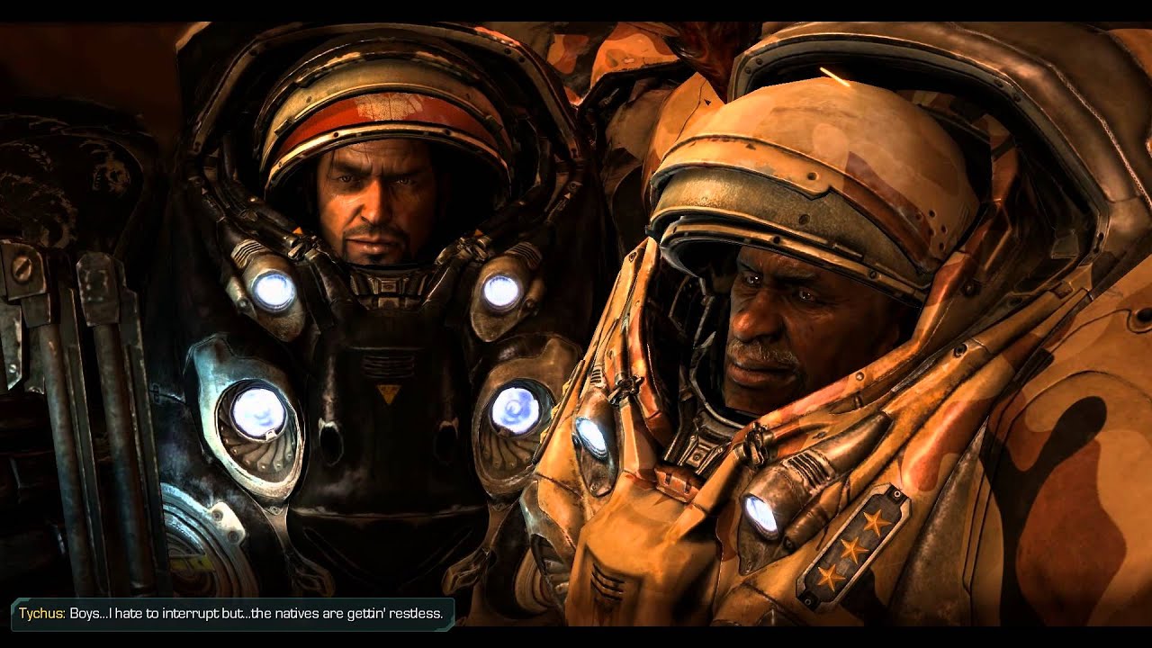 Starcraft 2 Wings of Liberty - Raynor saves General Warfield - YouTube