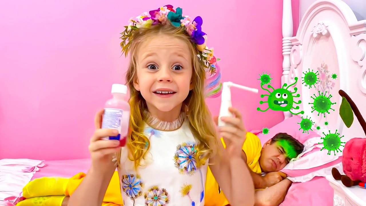 नस्त्या खाने से पहले हाथ नहीं धोती और बीमार हो जाती है - नस्त्या और पापा की कहानियां