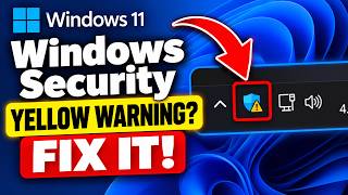 Windows Security Yellow Warning Triangle ⚠️ FIX It FAST!