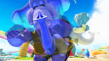 Donkey Kong Bananza Emerald Rush DLC - 100% Walkthrough Part 49 Gameplay - Resort Layer Difficulty 6