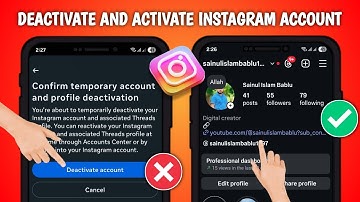 How To Deactivate Instagram Account And Activate It Again?