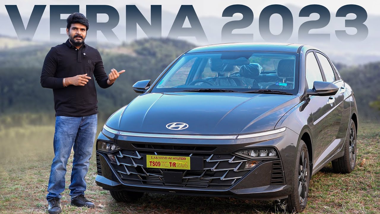 Hyundai Verna 2023 Top Model SX (O) Automatic DCT First Drive impressions  ll in Telugu ll - YouTube