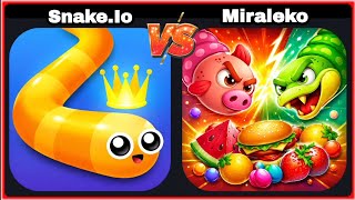 Snake Io Vs Miraleko Snake Arena Game Comparison! screenshot 1