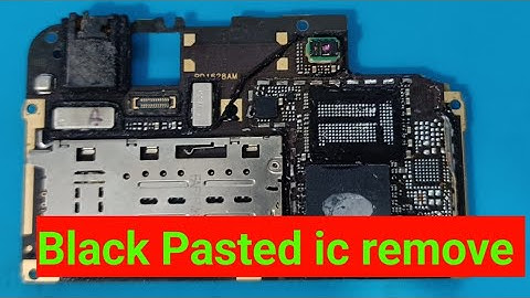 Black Pasted ic  remove / How To Remove & Clean Black Pasted ic Easy Method